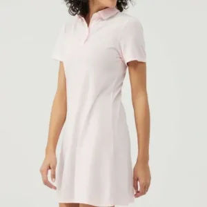#099 Outdoor Voices Pinkfinch Birdie Polo Dress