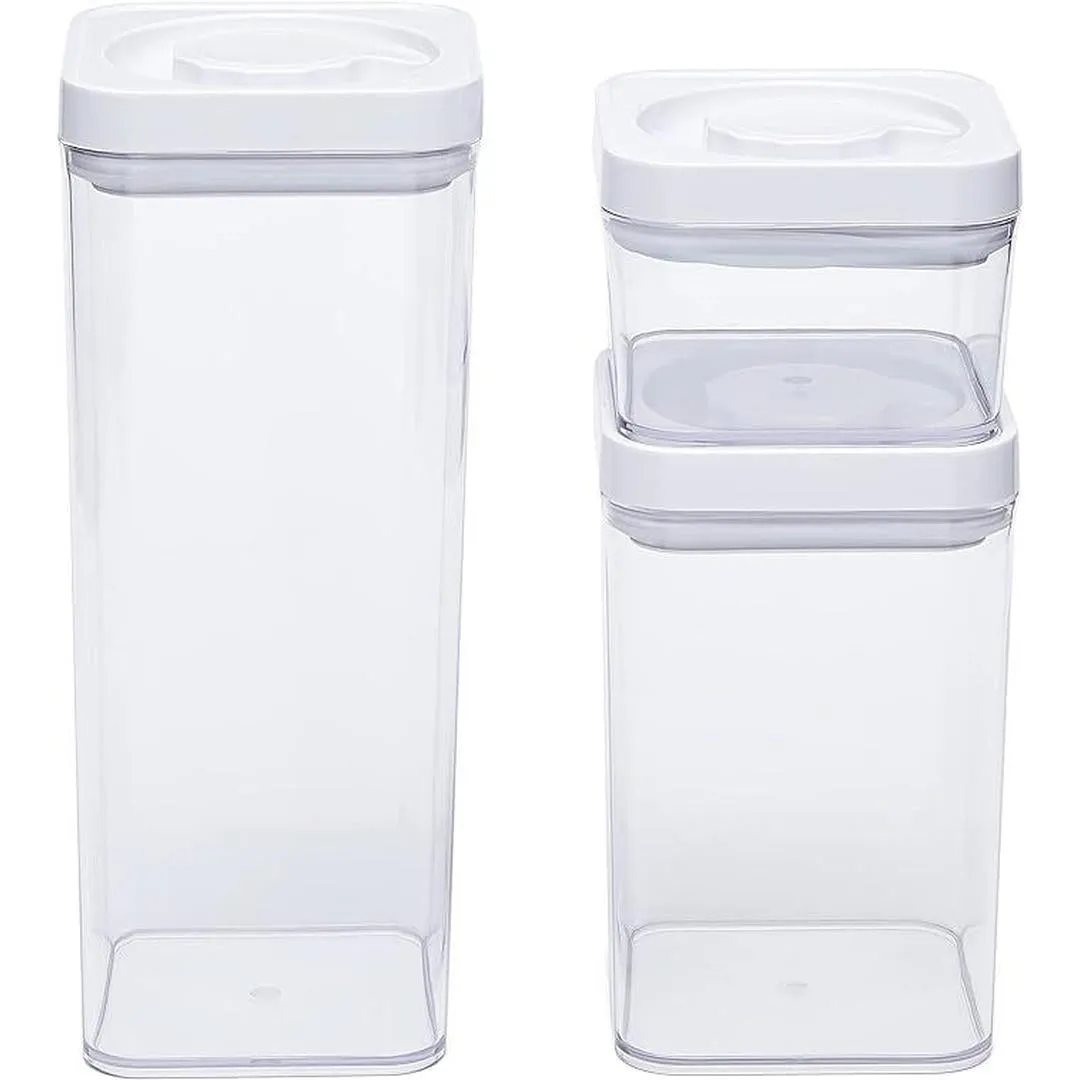 10 Pc RoundClear View Top, Durable Storage Set