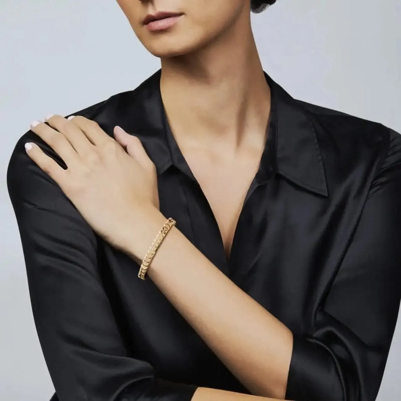 18K OBELISCO FLEXIBLE BANGLE