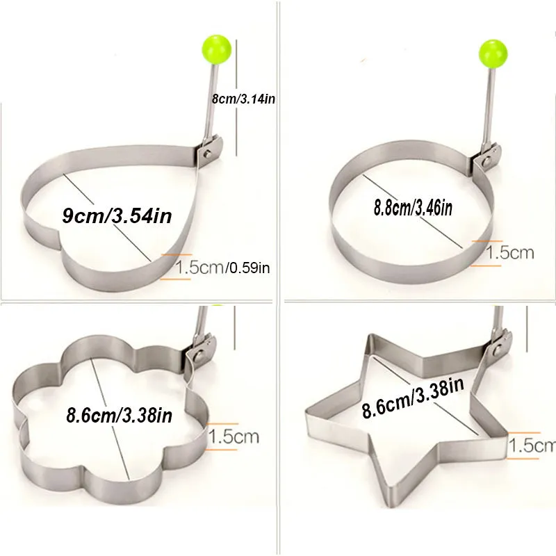 304 Stainless Steel Egg Rings