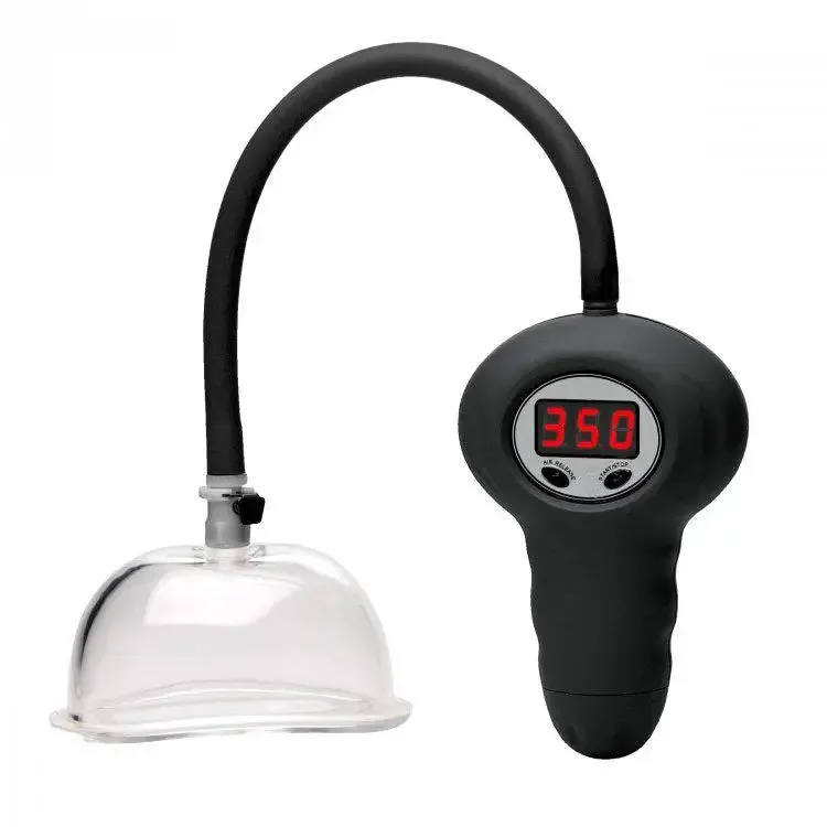3.5-inch Size Matters Clear Automatic Vibrating Pussy Pump
