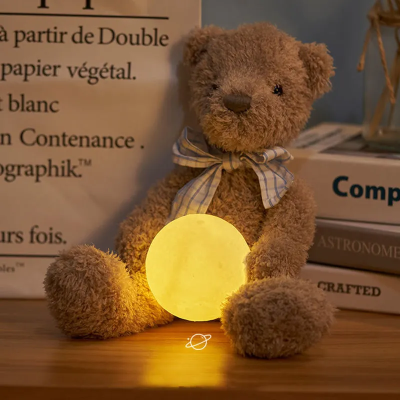 3D LED Moon Lamp Printed Bedside Moon Night Light