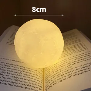 3D LED Moon Lamp Printed Bedside Moon Night Light