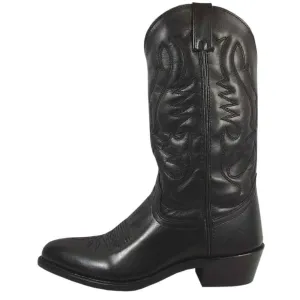 4032 Men's Black Western Round Toe By Smoky Mountain
