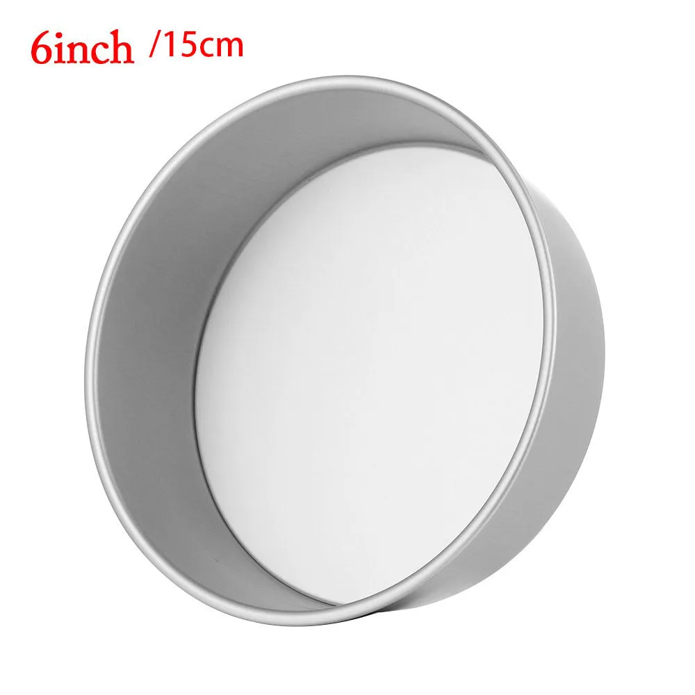 4/6 Inch Round Pattern Aluminum Alloy Cake Pan with Removable Bottom