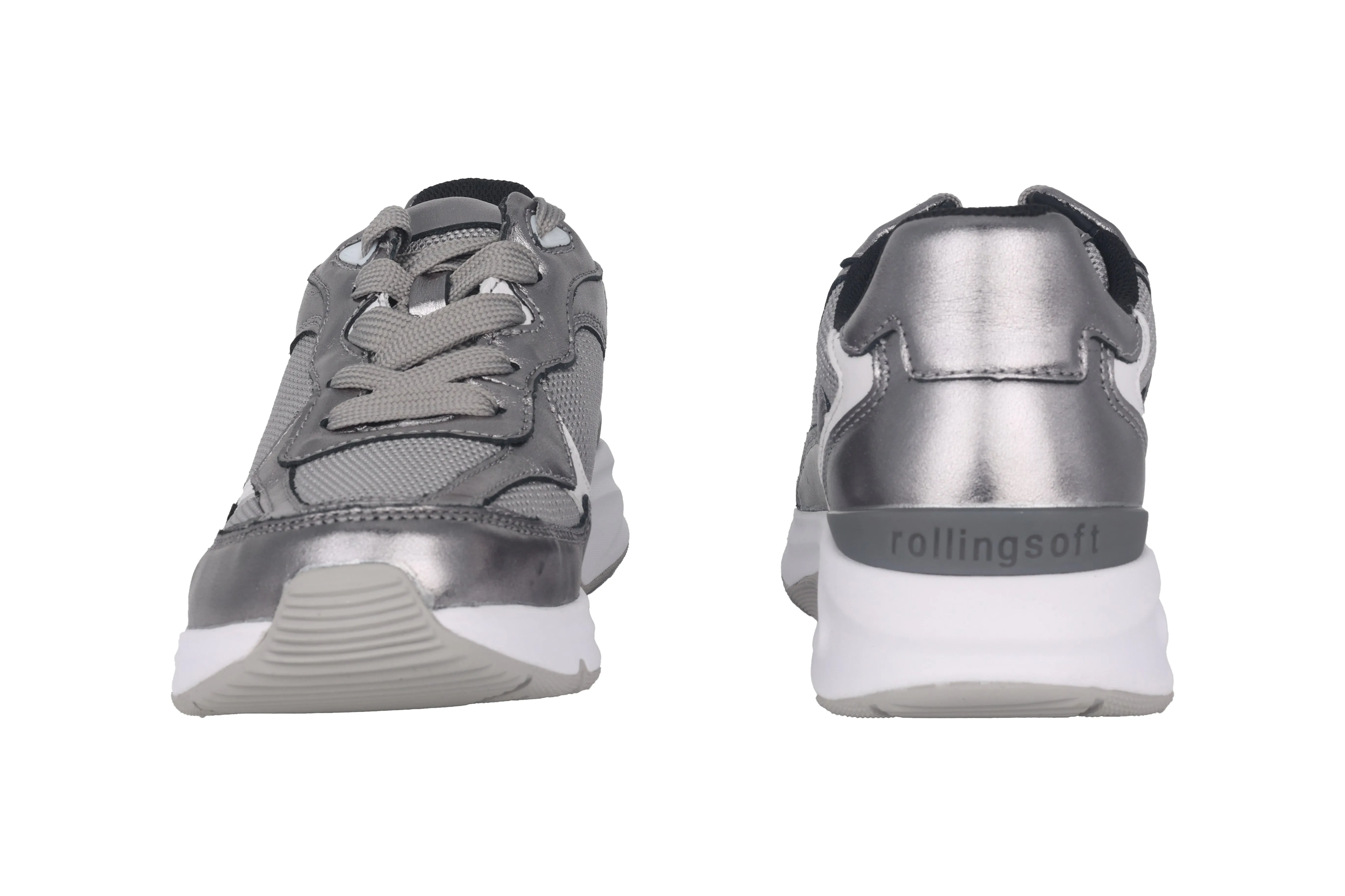 '56.893.69' women's rolling sneaker - silver