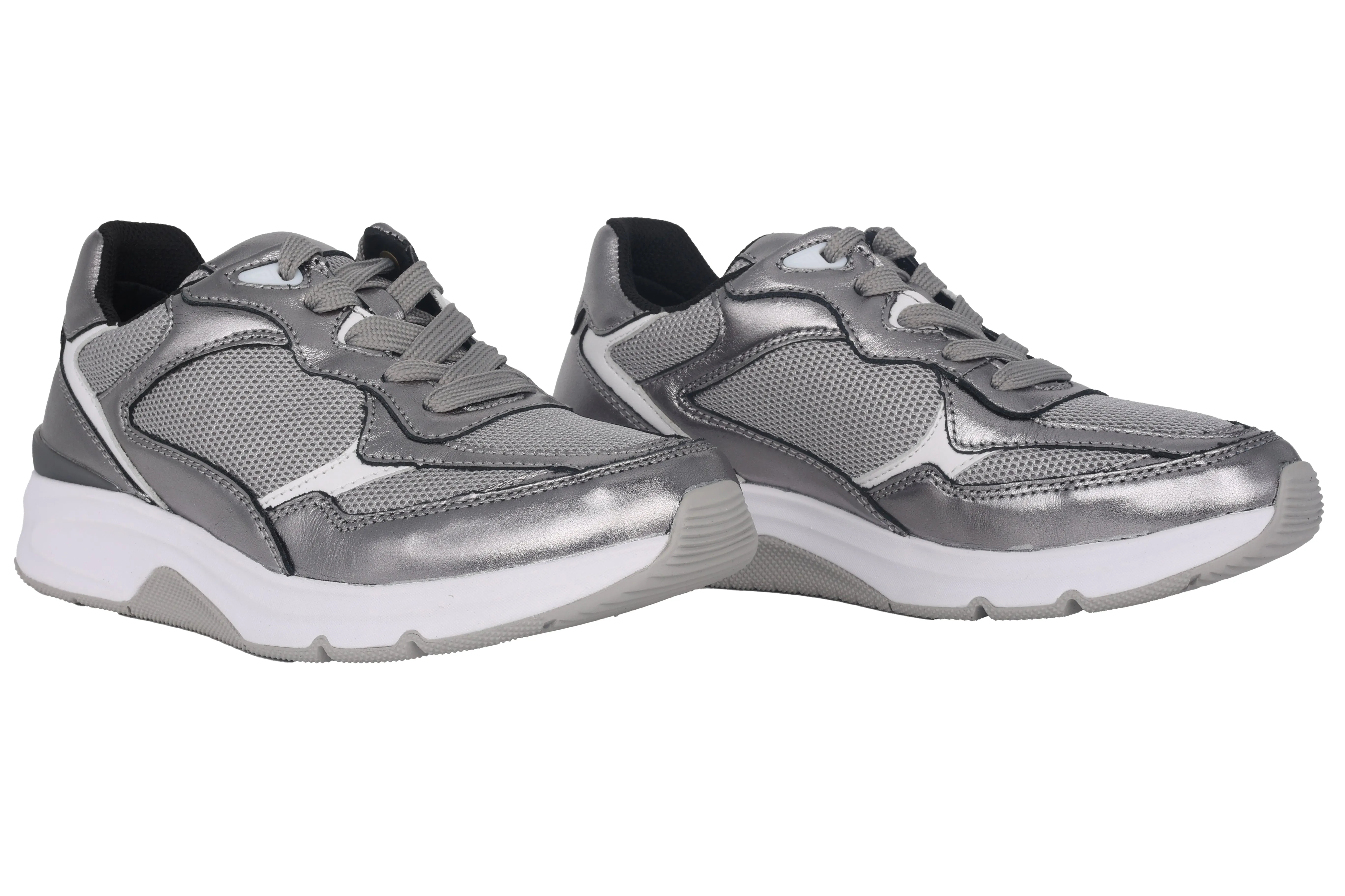 '56.893.69' women's rolling sneaker - silver