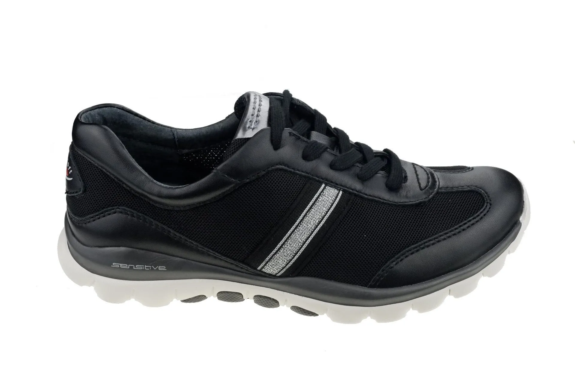 '56.966.67' women's walking rolling sneaker - black