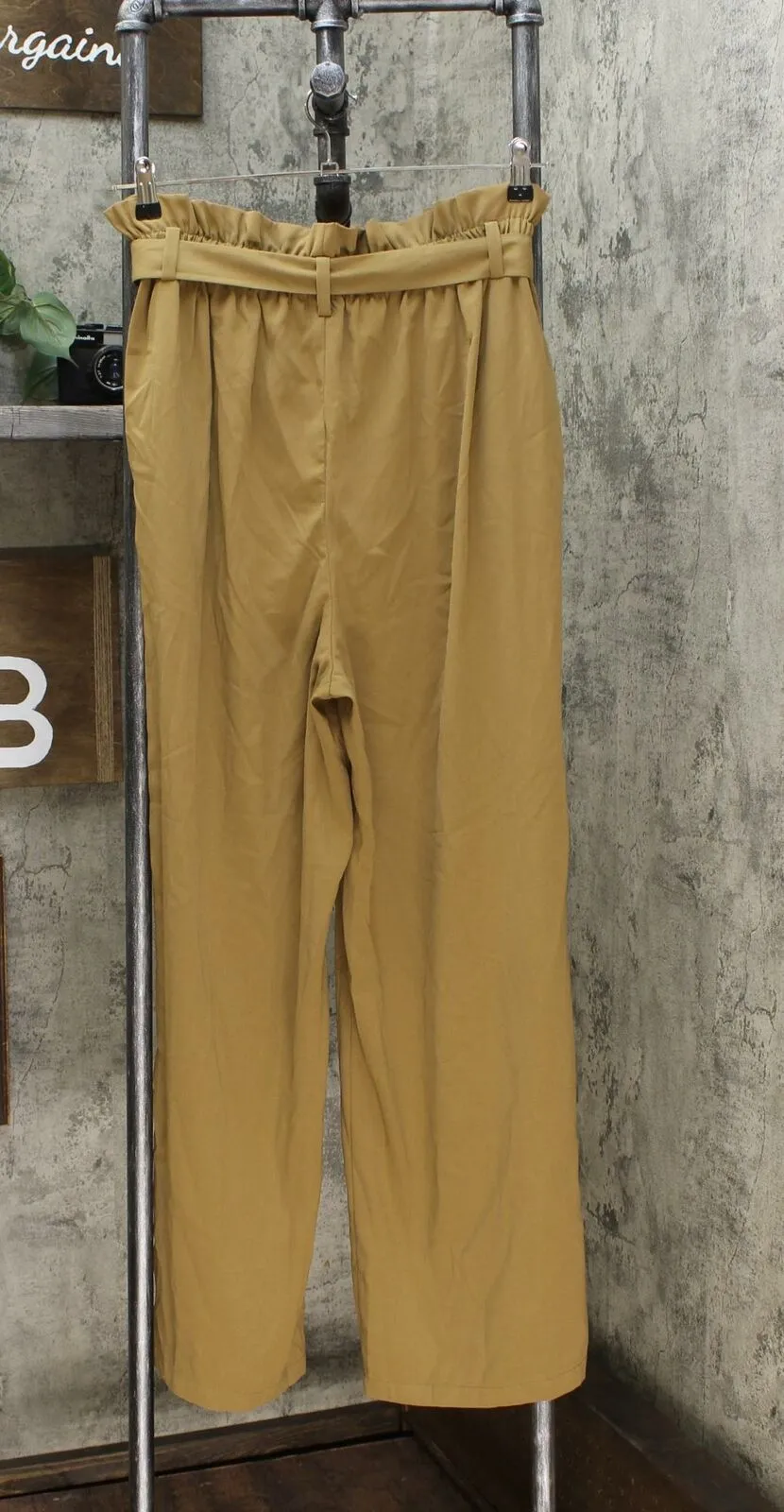 A New Day Women's High Rise Ankle Length Paperbag Pants
