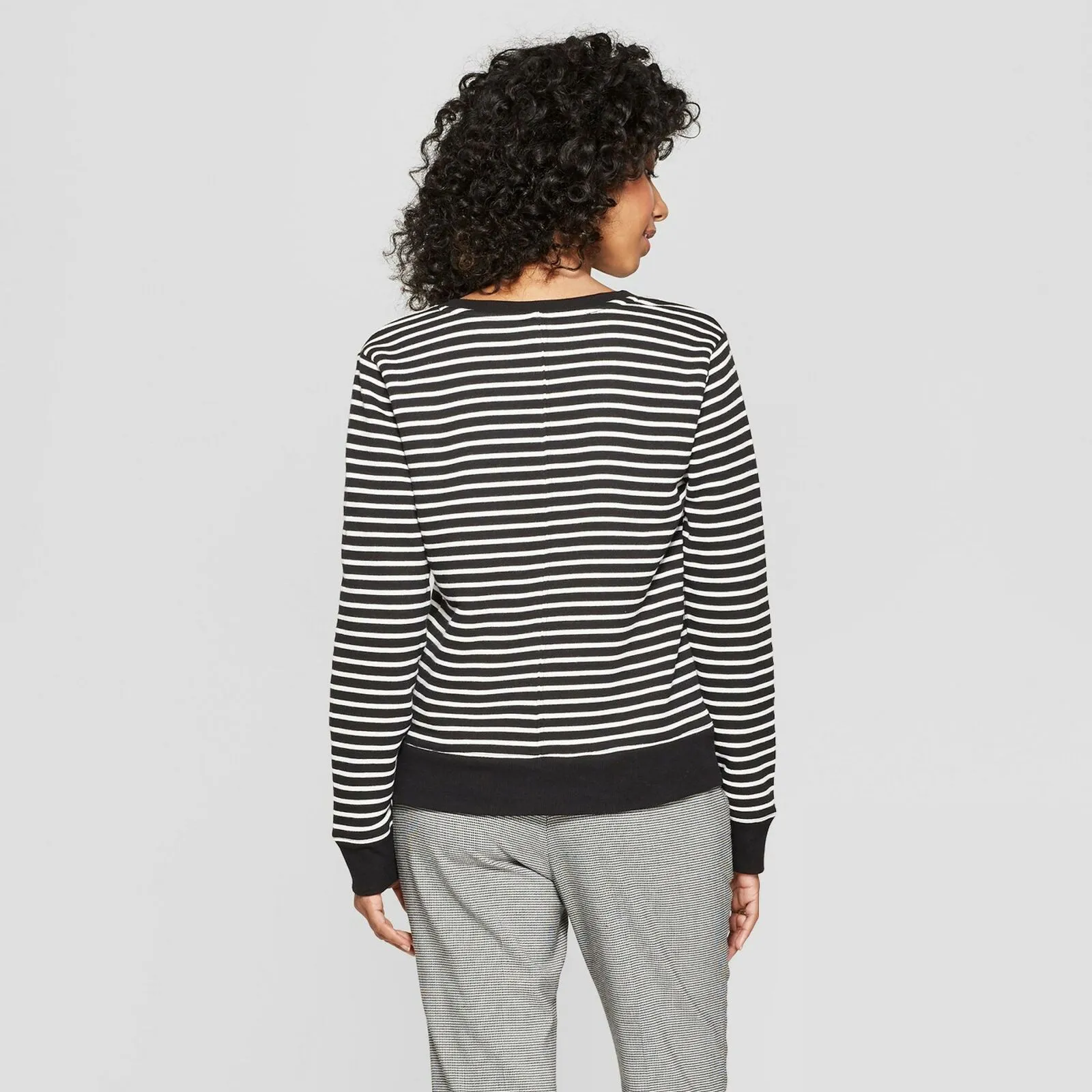 A New Day Women's V-Neck Pullover Sweatshirt Top