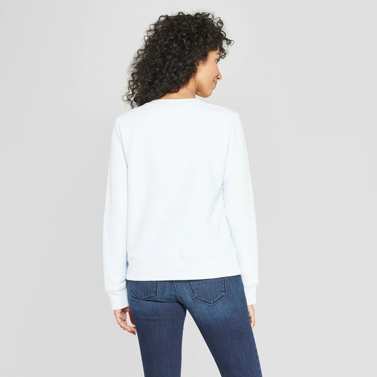A New Day Women's V-Neck Pullover Sweatshirt Top