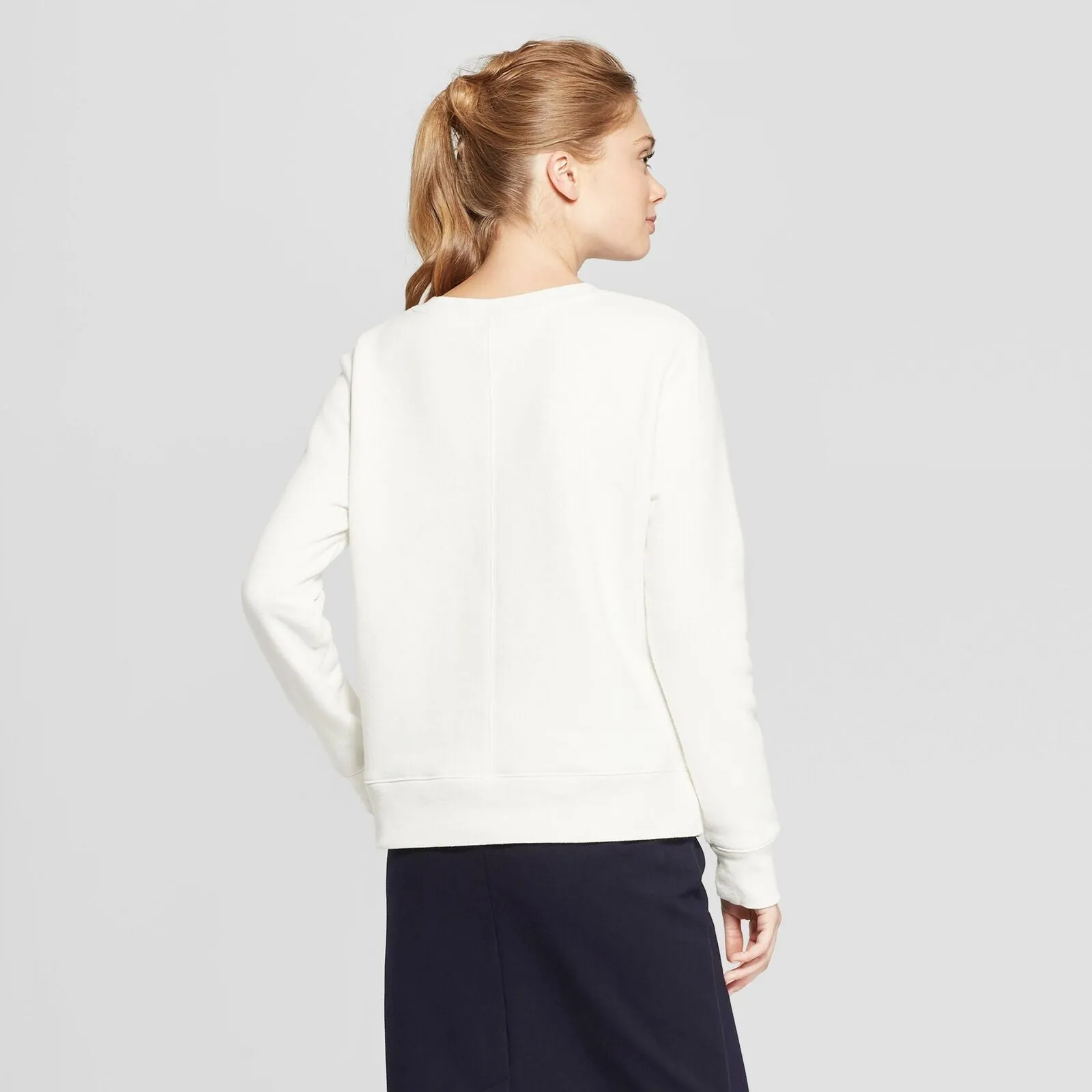A New Day Women's V-Neck Pullover Sweatshirt Top