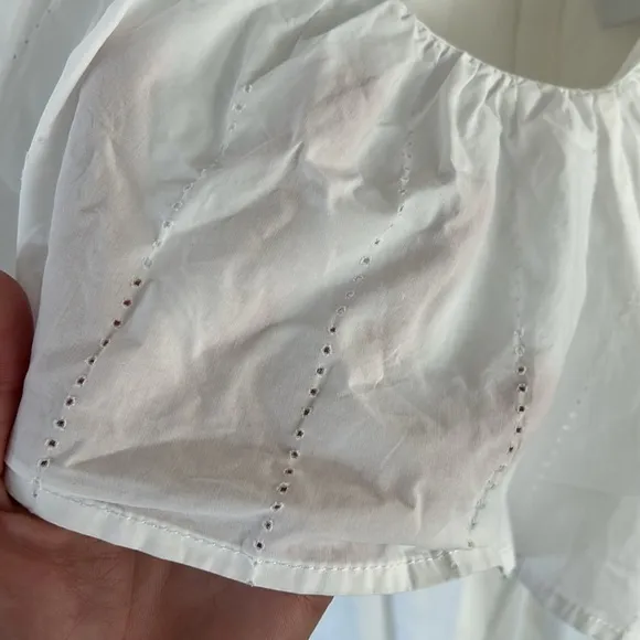 Adam Lippes x RTR Eyelet Ruffle Dress