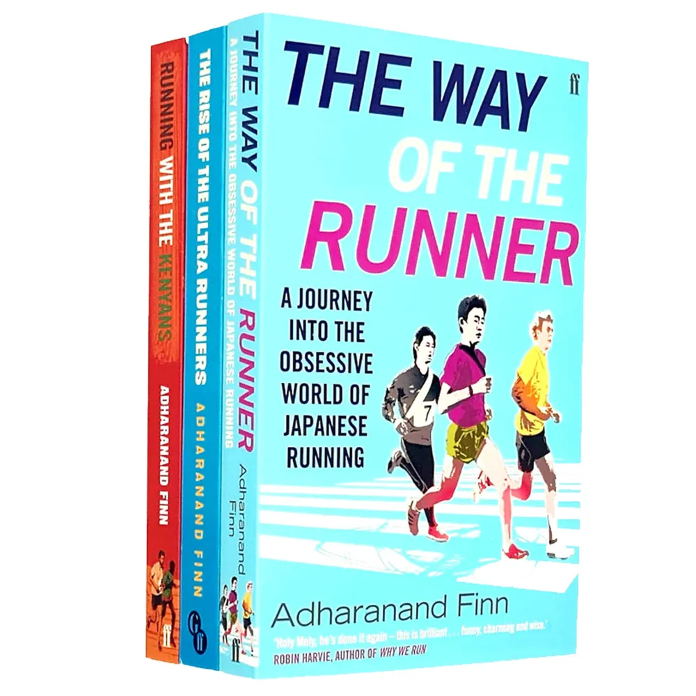 Adharanand Finn 3 Books Collection Set (Way of the Runner, Running ,Rise )
