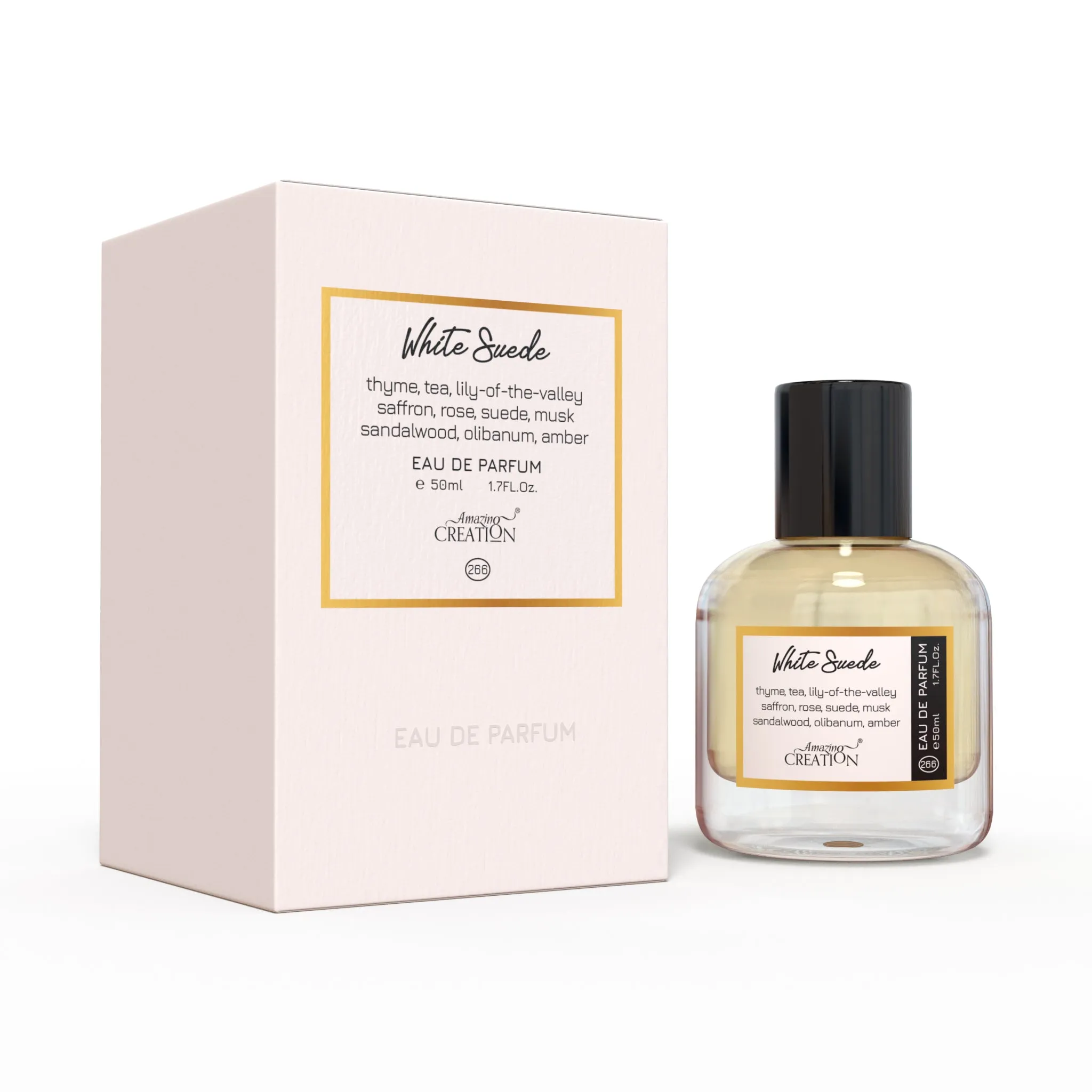 Amazing Creation White Suede EDP For Women PFB0266, 50ml