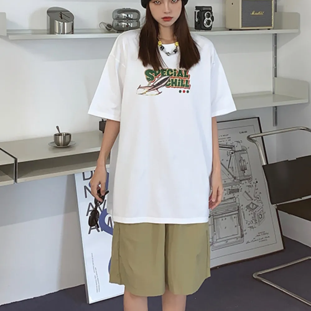 American Vintage Oversize Print T-shirt
