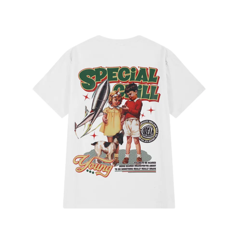 American Vintage Oversize Print T-shirt