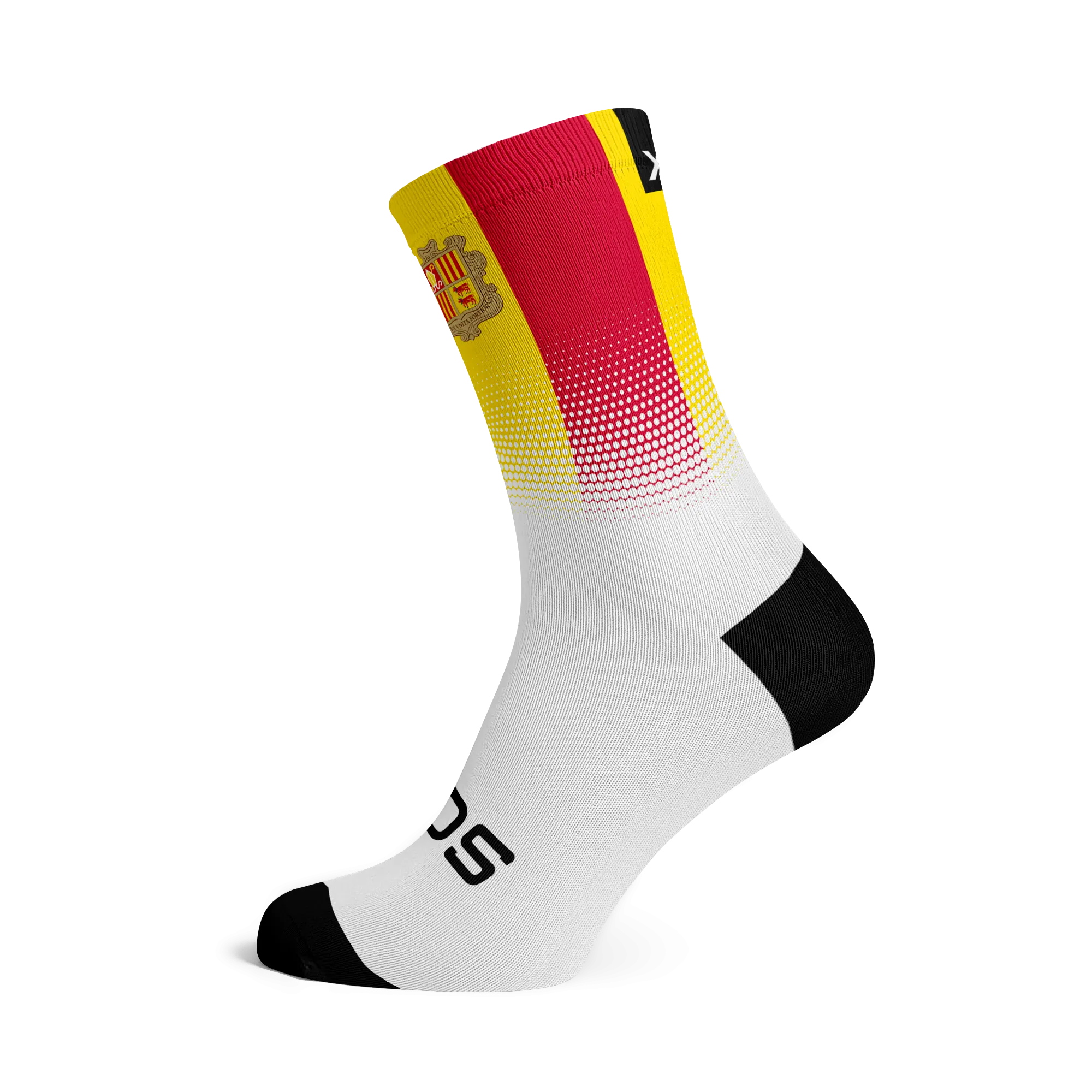 Andorra Flag Socks