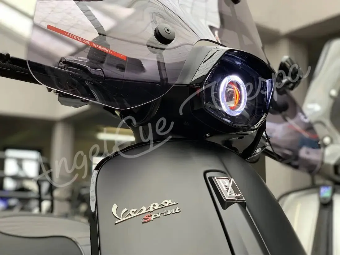 Angel Eye With Red Devil Eye (model 1) | Vespa Sprint