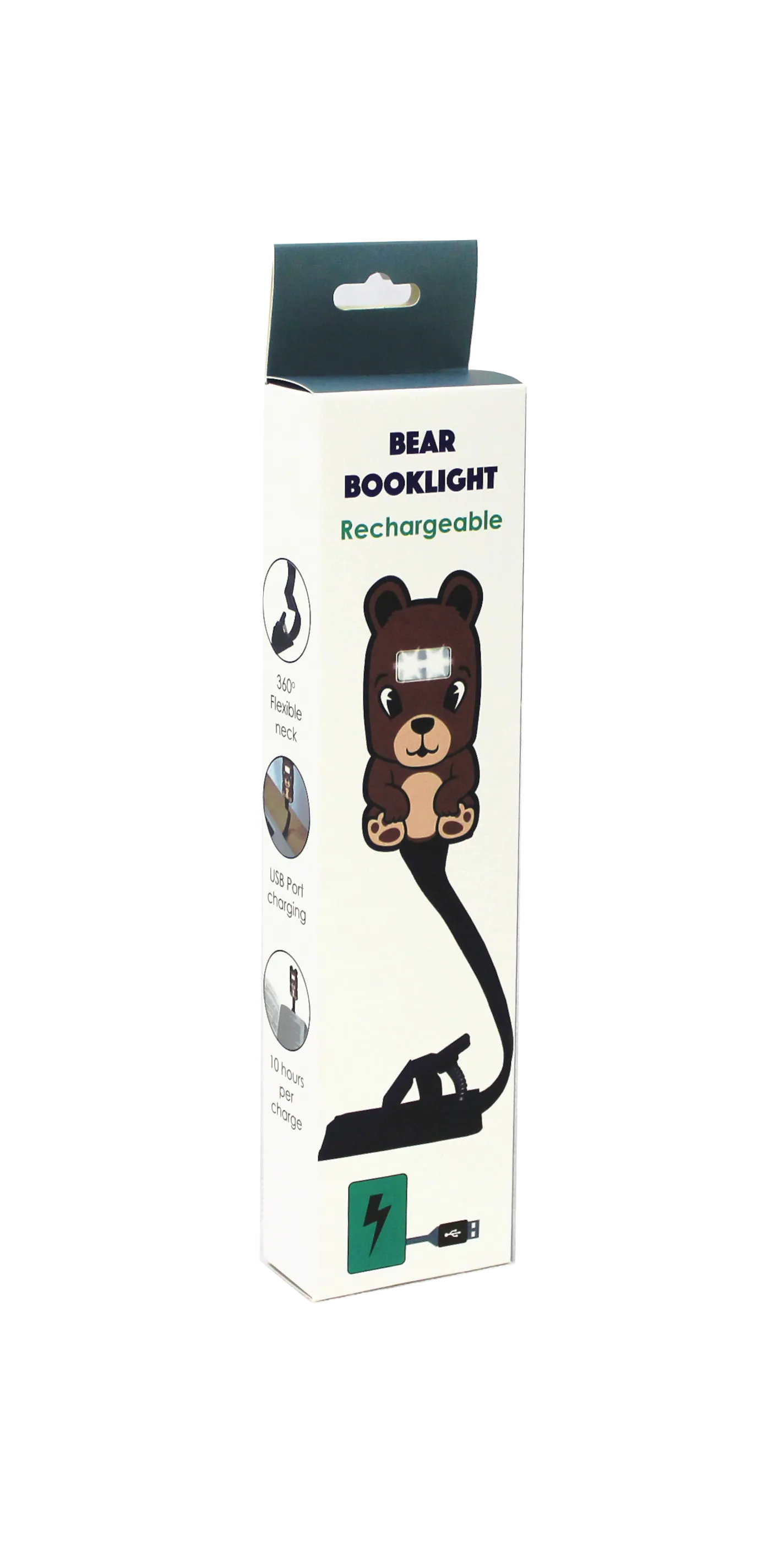 Animal Book Light Rechargeable - Bear
