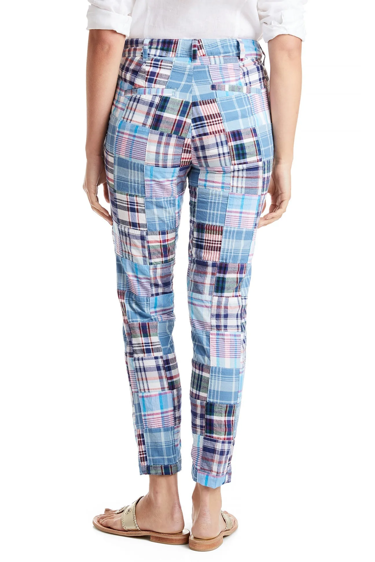 Ankle Capri Stretch Twill Seapoint Patch Madras