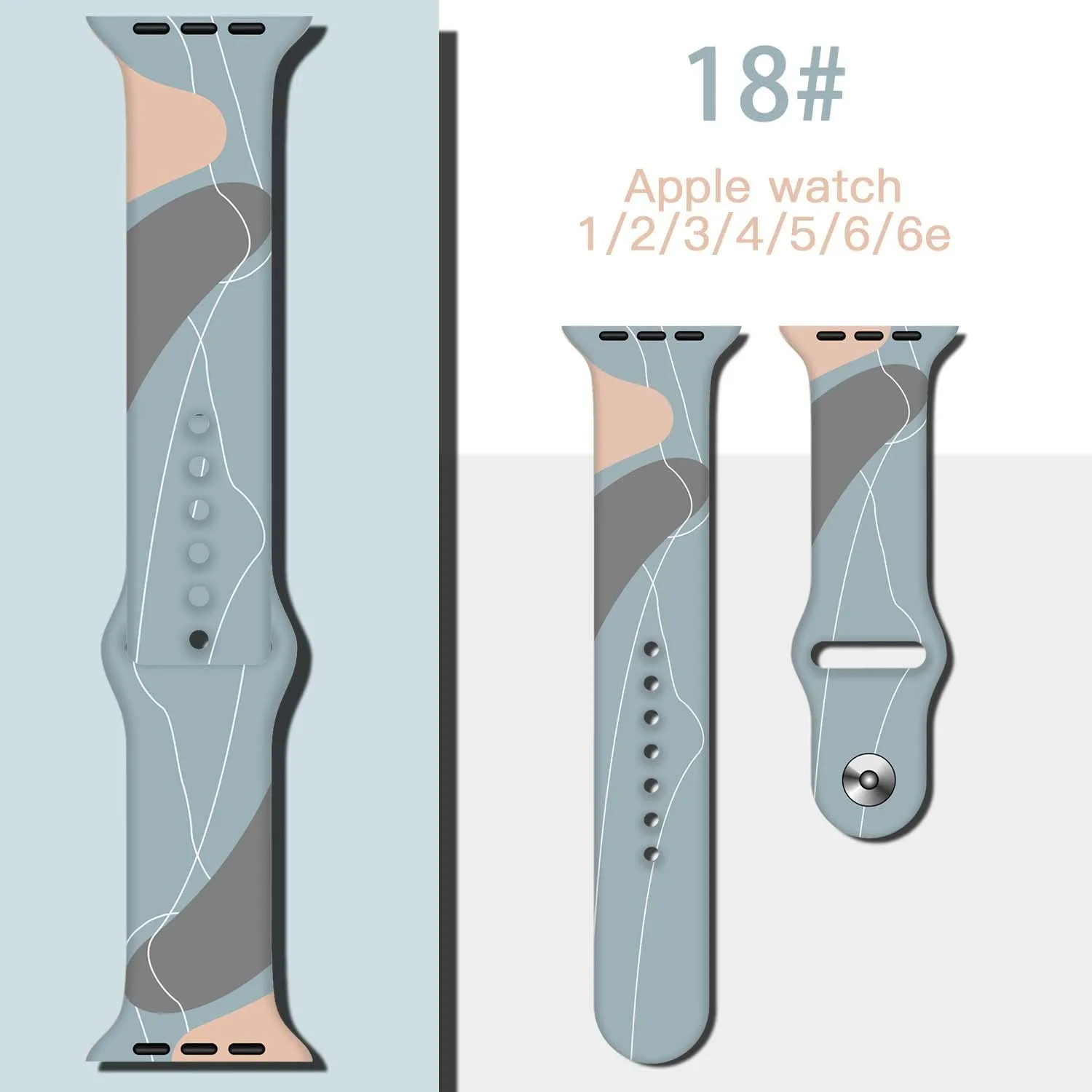 apple-watch-apple-strap-butterfly-buckle-silicone-printing-strap-morandi-strap-iwatch7