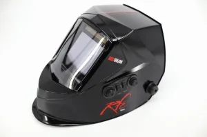 Arc Union XL Viewing Screen 3.94"X3.66" RFC Series True Color Solar Power Auto Darkening Welding Helmet, 4 Arc Sensors Weld Cut Grind mode welder mask