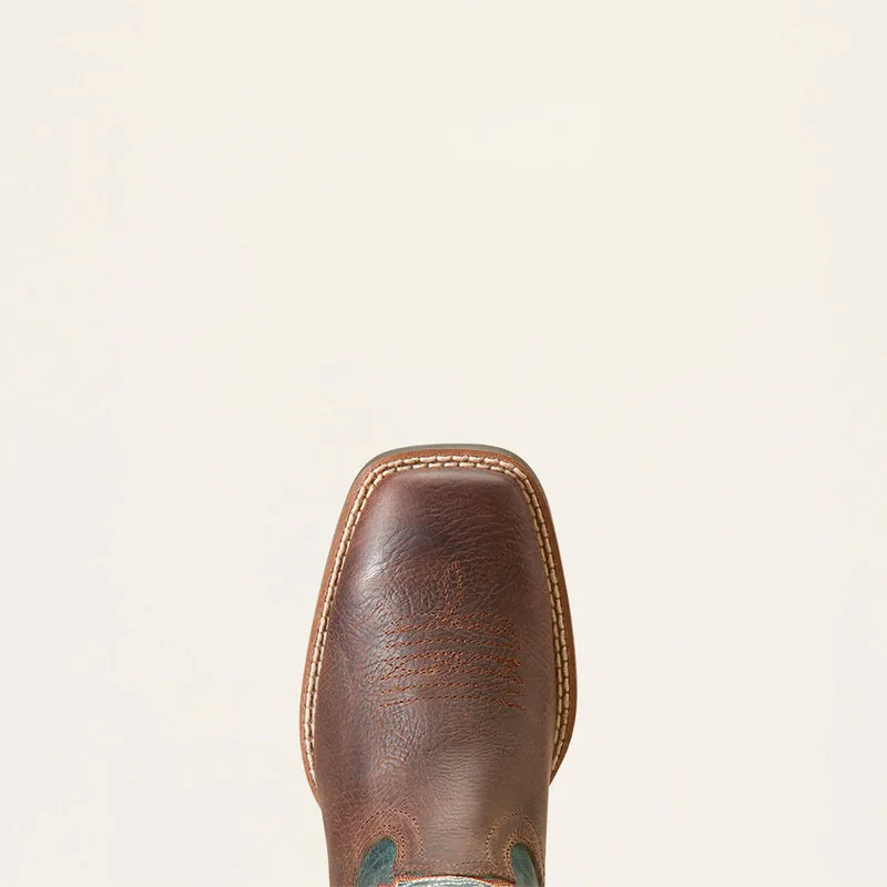 Ariat® Kid's "Wilder" Western Boots - Hat Box Brown