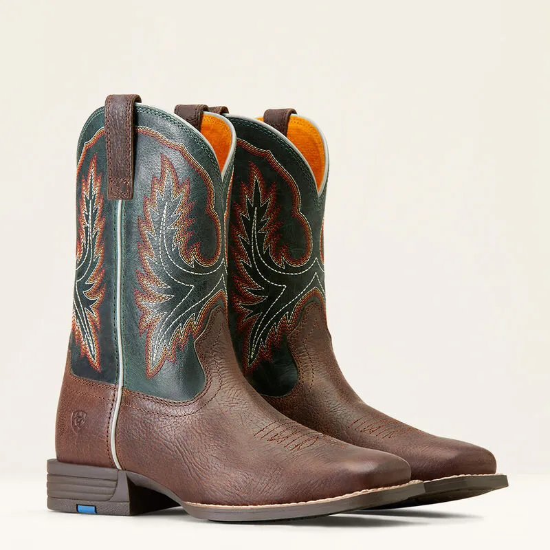 Ariat® Kid's "Wilder" Western Boots - Hat Box Brown