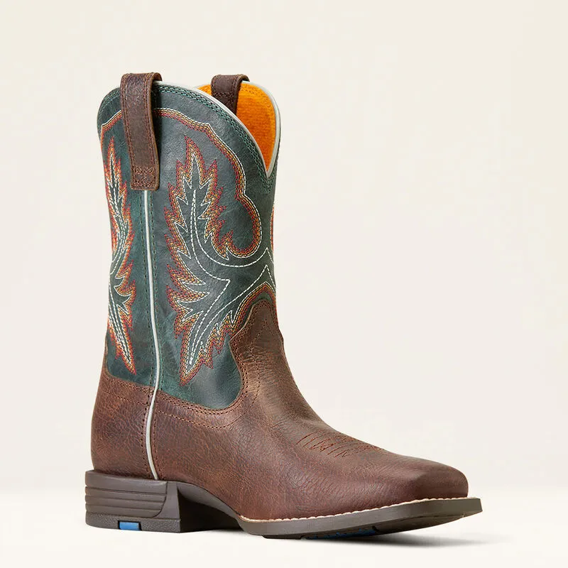 Ariat® Kid's "Wilder" Western Boots - Hat Box Brown
