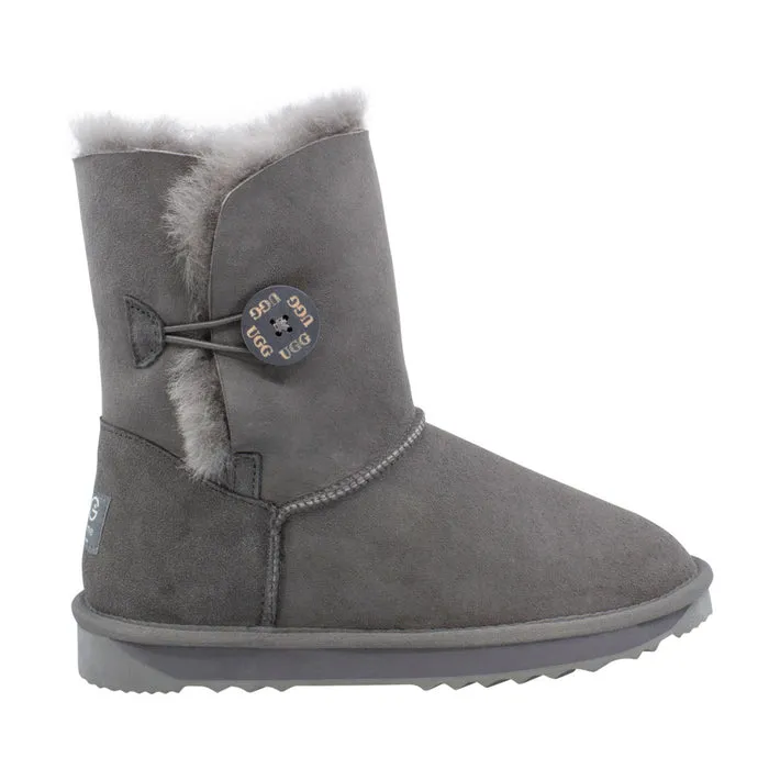 Australia Made Comfort Me Mid Bailey Button Ugg Boot (Koala) - 5 Colours