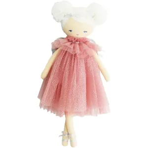 Ava Angel Doll 48cm Blush Silver