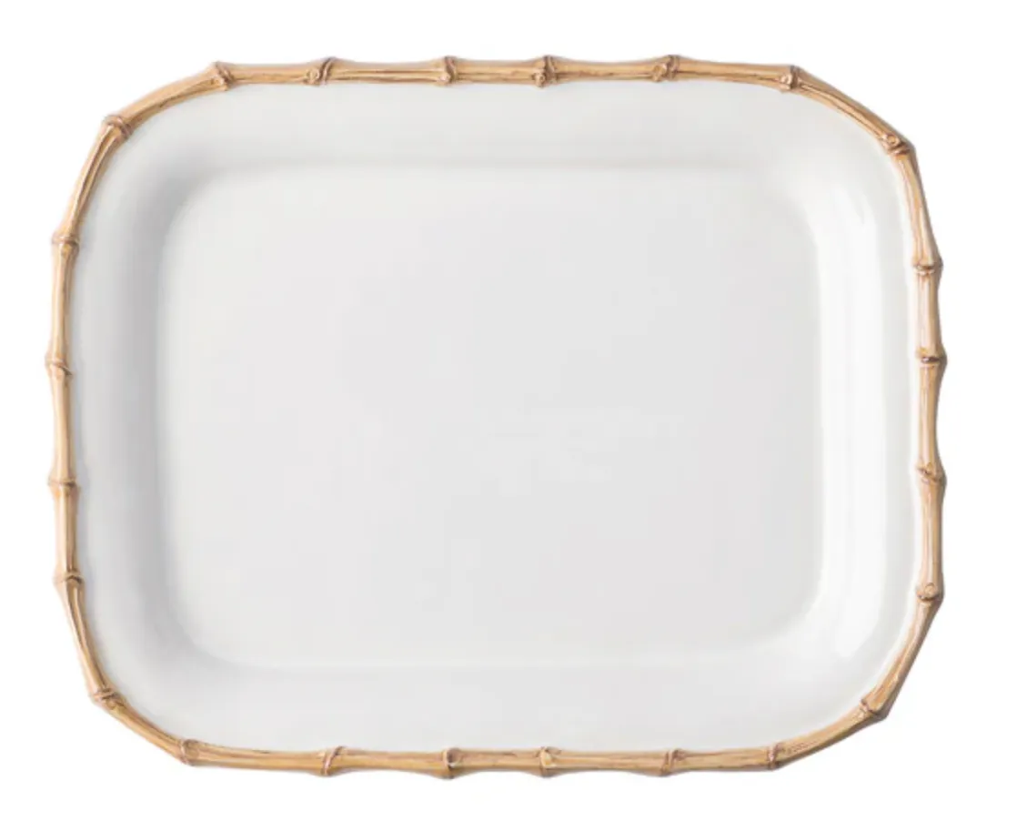 Bamboo 12" Rectangle Platter