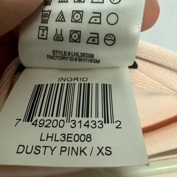 BCBGMaxAzria Ingrid ALine Skirt Dusty Pink