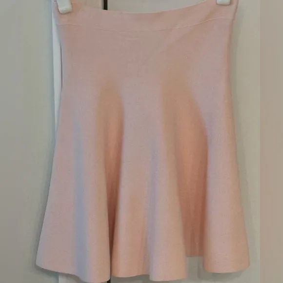 BCBGMaxAzria Ingrid ALine Skirt Dusty Pink