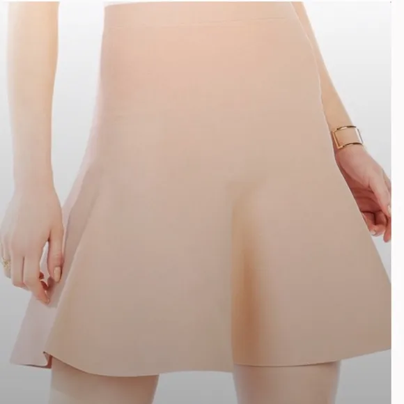 BCBGMaxAzria Ingrid ALine Skirt Dusty Pink