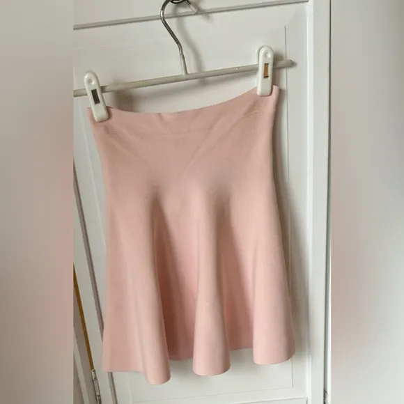 BCBGMaxAzria Ingrid ALine Skirt Dusty Pink