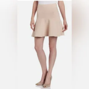 BCBGMaxAzria Ingrid ALine Skirt Dusty Pink