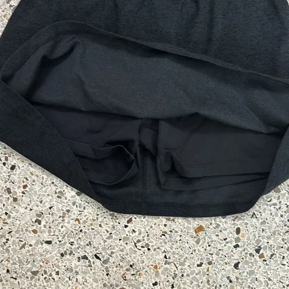 Beyond Yoga dark gray grey charcoal skirt skort XS