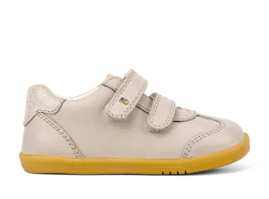 Bobux I Walk Sprite Taupe   Silver Glitter Trainers