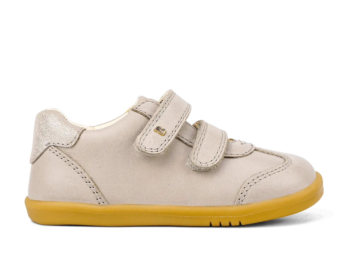 Bobux I Walk Sprite Taupe   Silver Glitter Trainers
