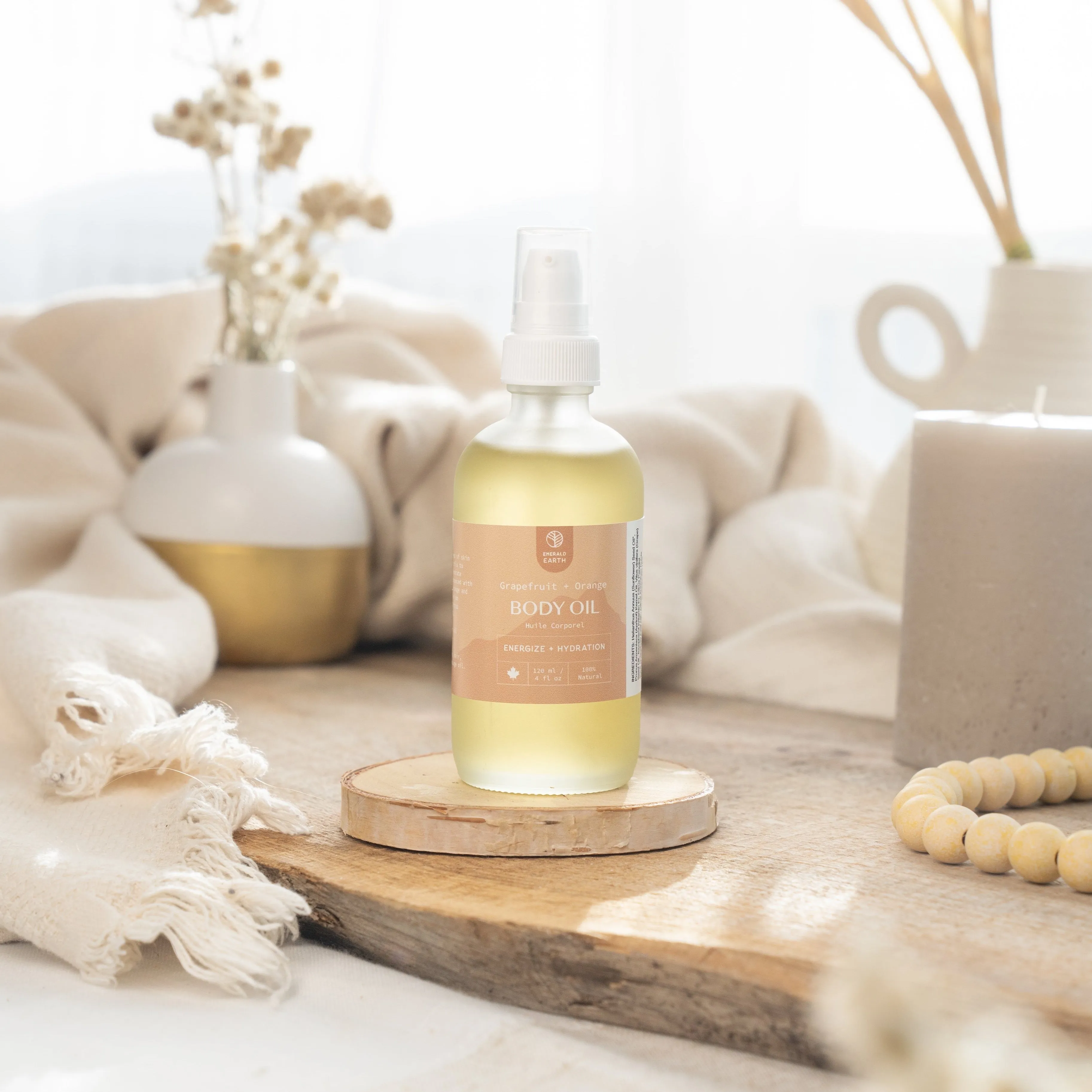 Botanical Body Oil: Citrus   Lemongrass