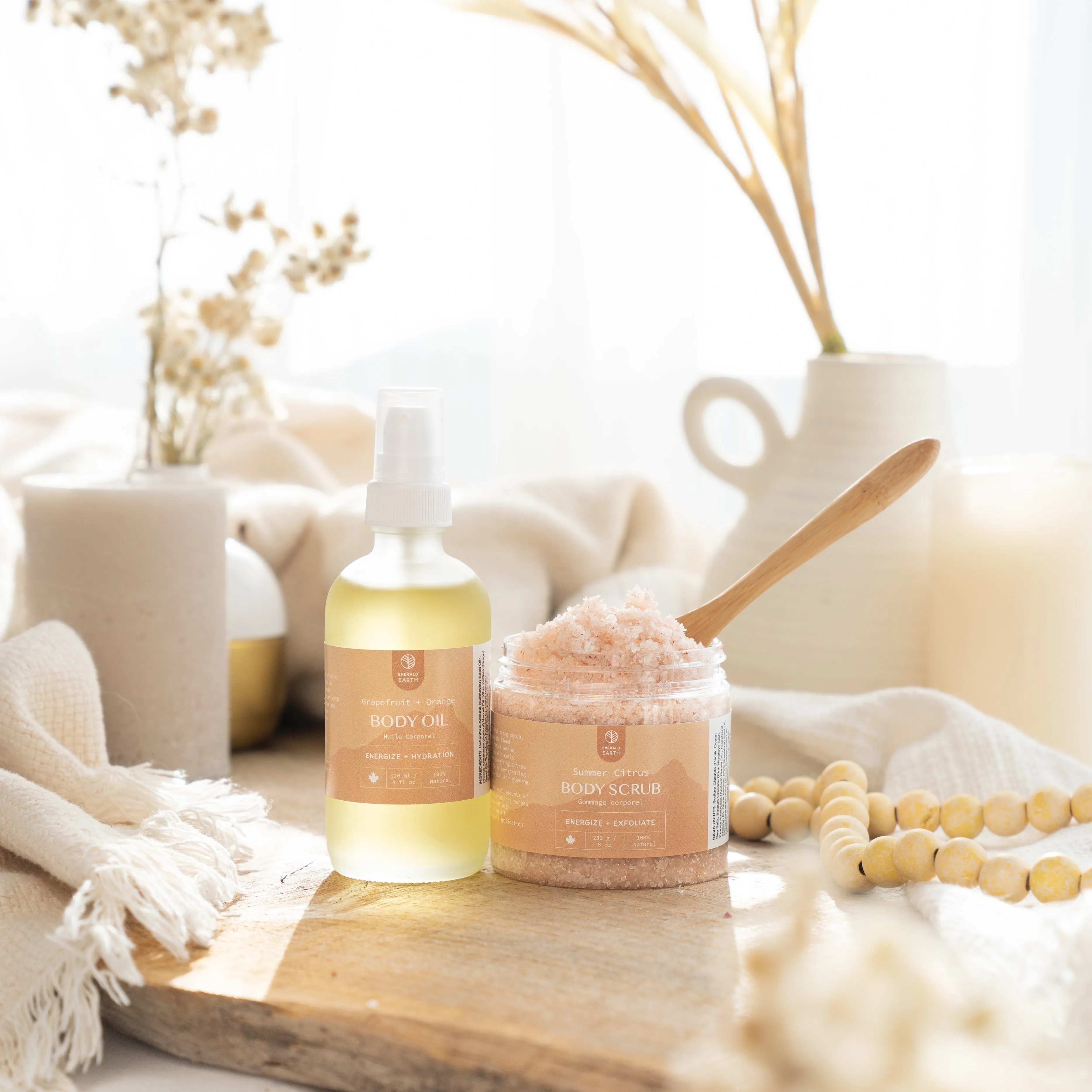 Botanical Body Oil: Citrus   Lemongrass