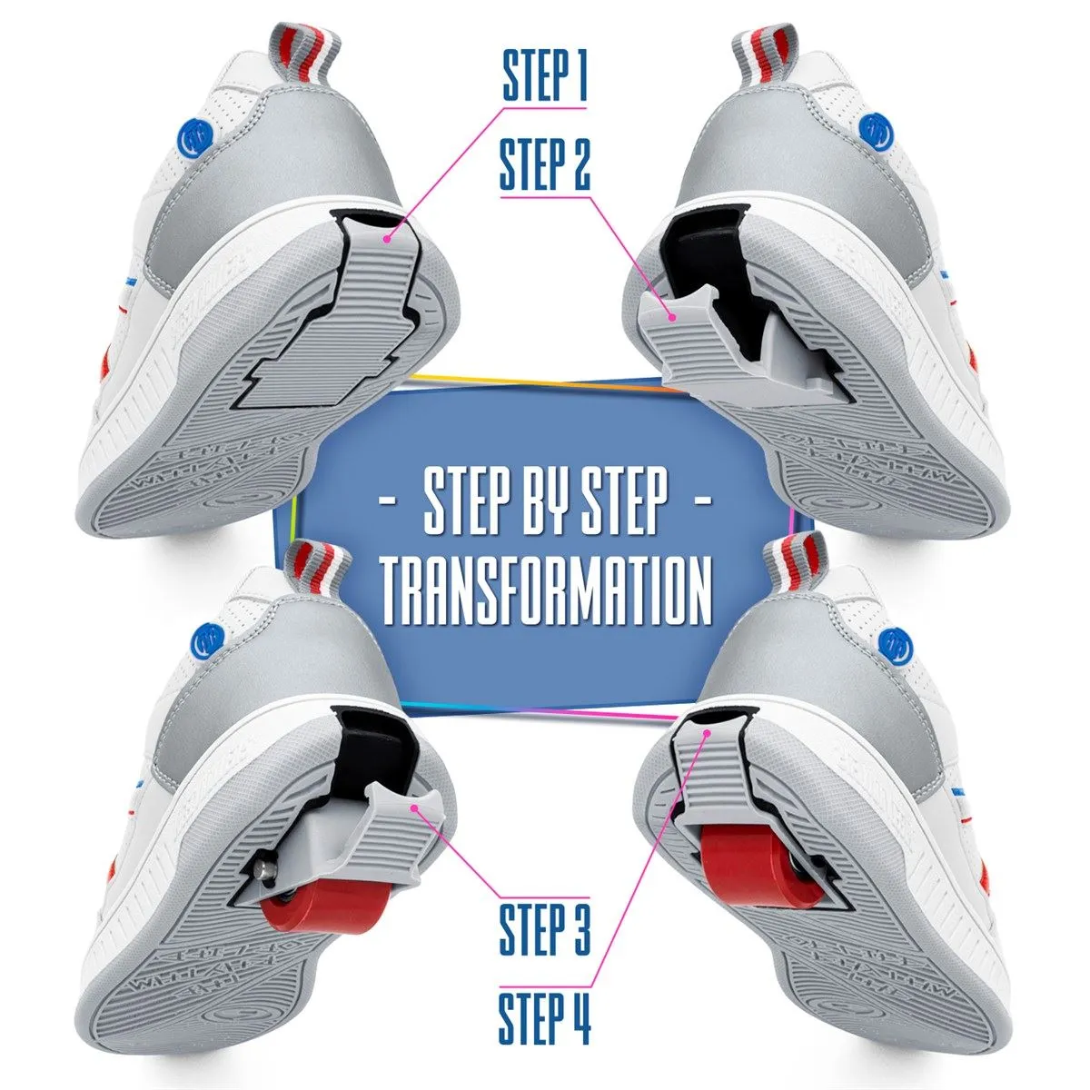 Breezy Rollers Fresh - White / Grey