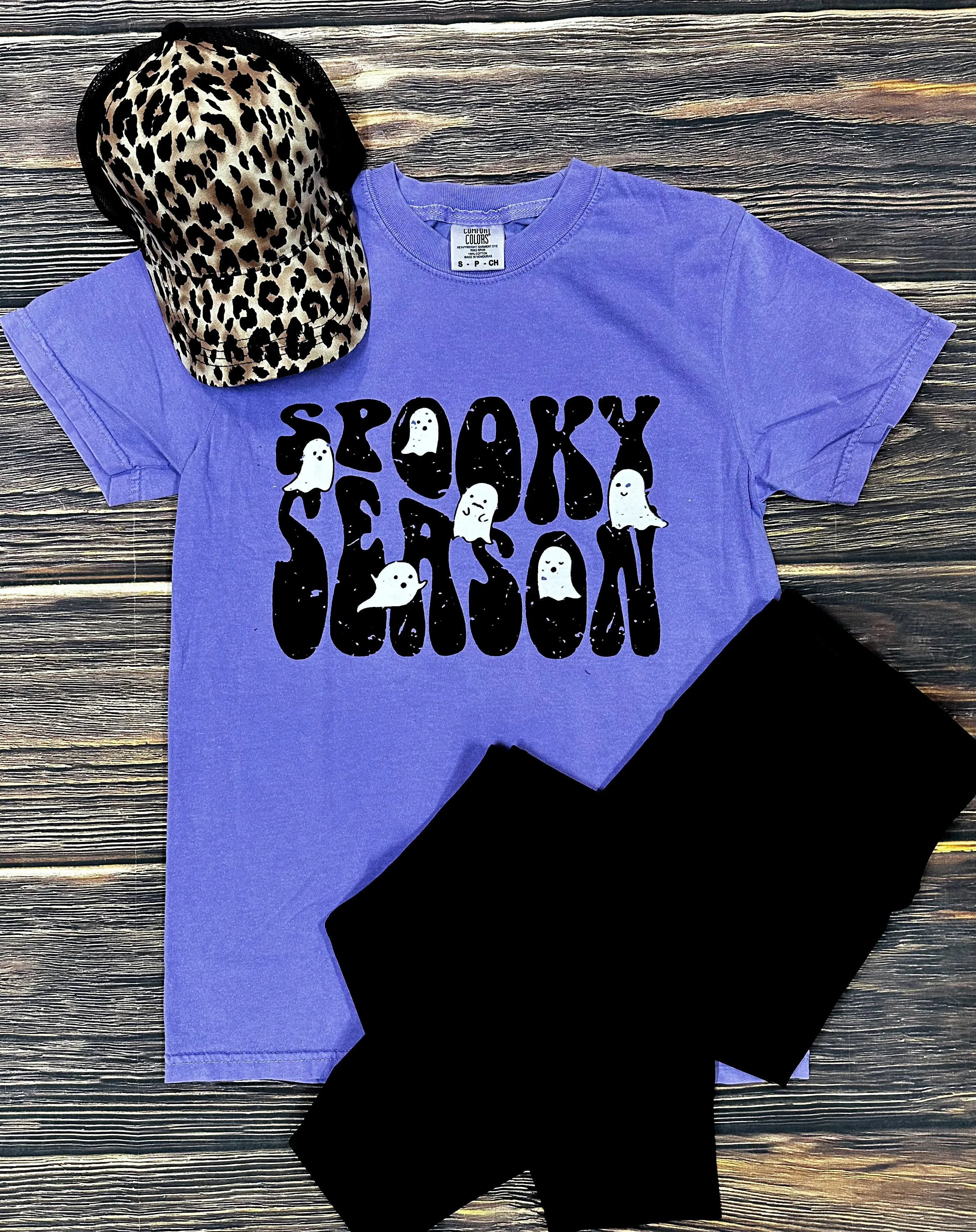Bright Purple {SPOOKY SEASON} Crew Neck Tee