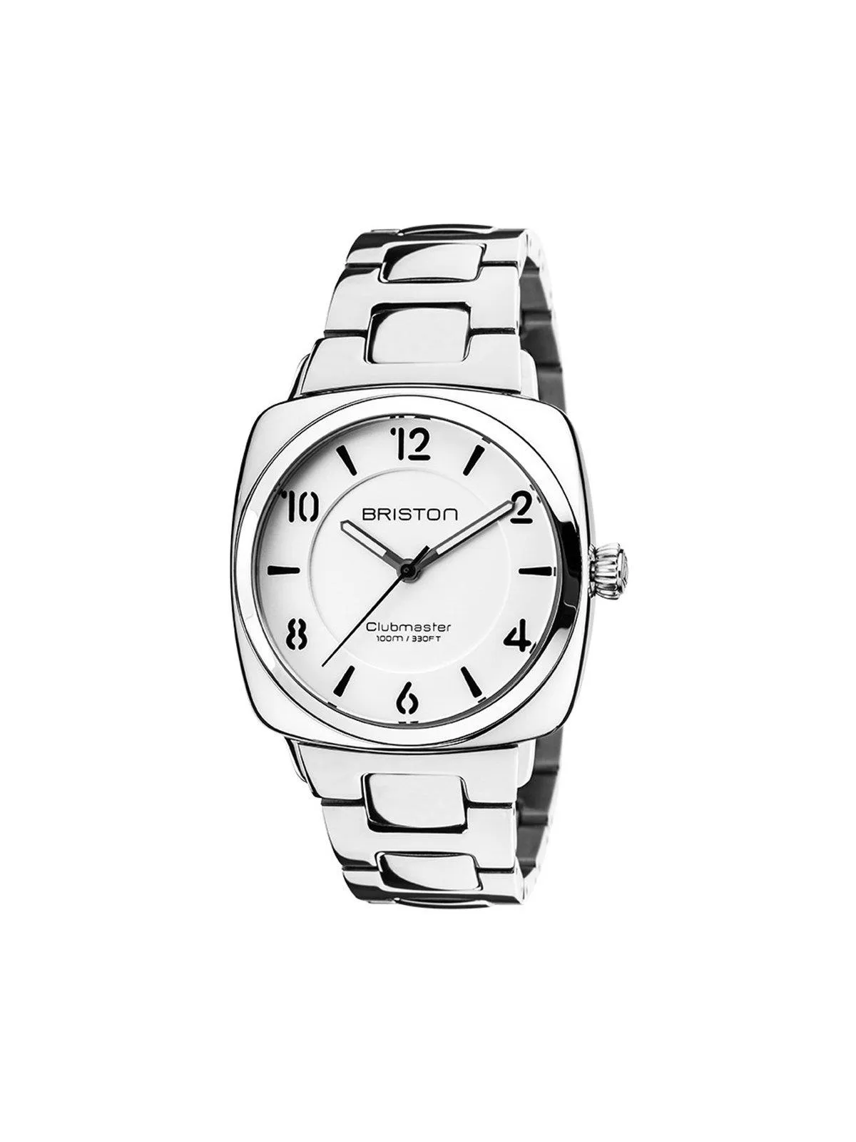 Briston Steel Bracelet Silver for Clubmaster Chic 18mm