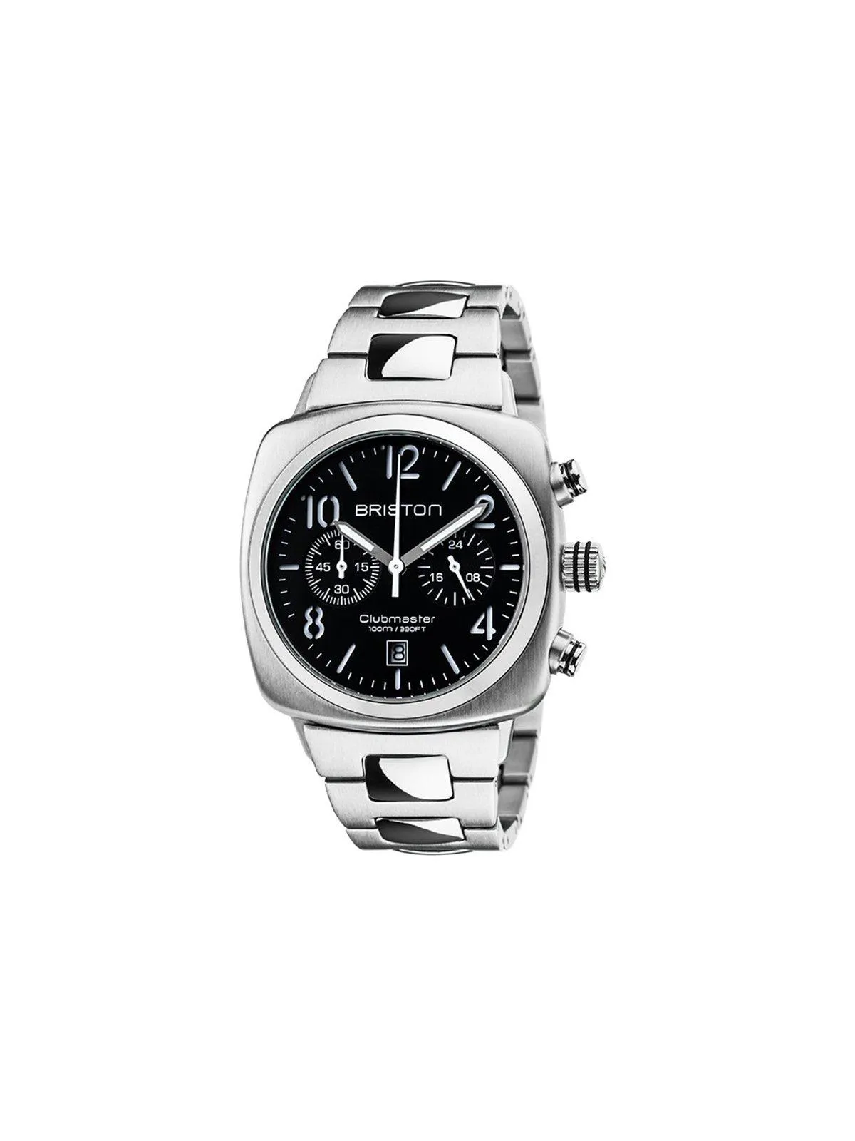 Briston Steel Bracelet Silver for Clubmaster Classic 20mm