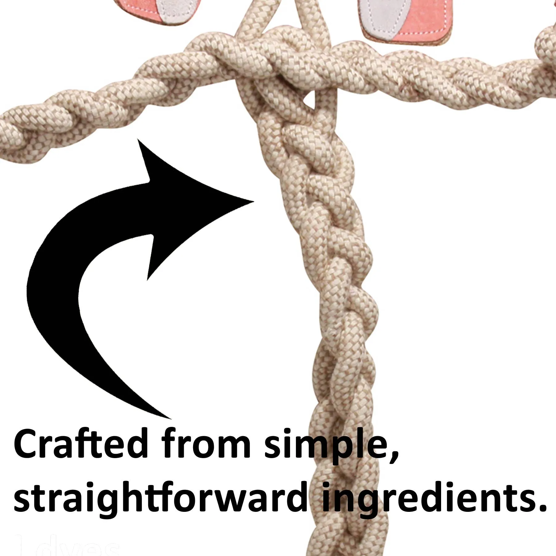 Bunny Natural Rope Knottie®, Large (9mm d.) Dog Toy