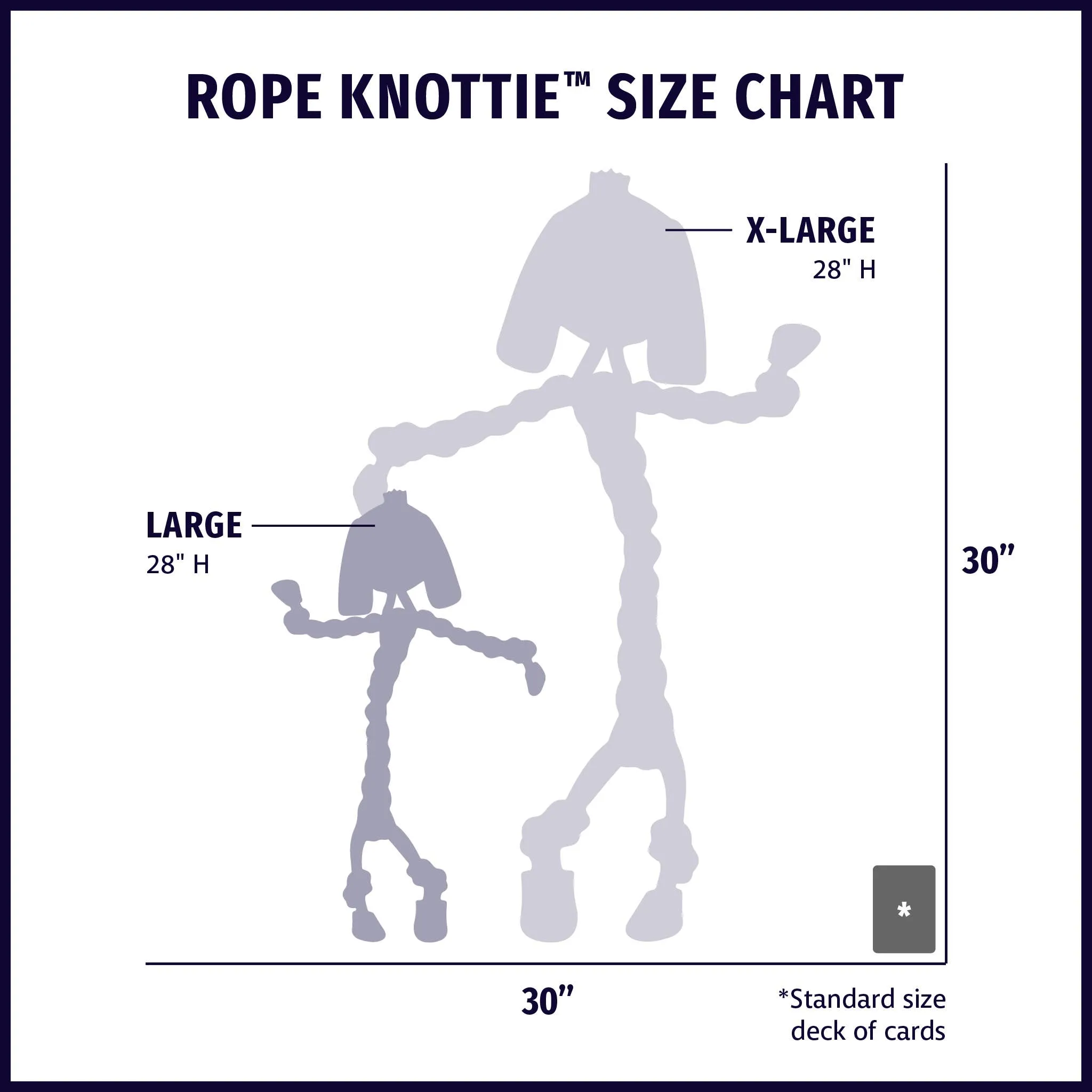Bunny Natural Rope Knottie®, Large (9mm d.) Dog Toy