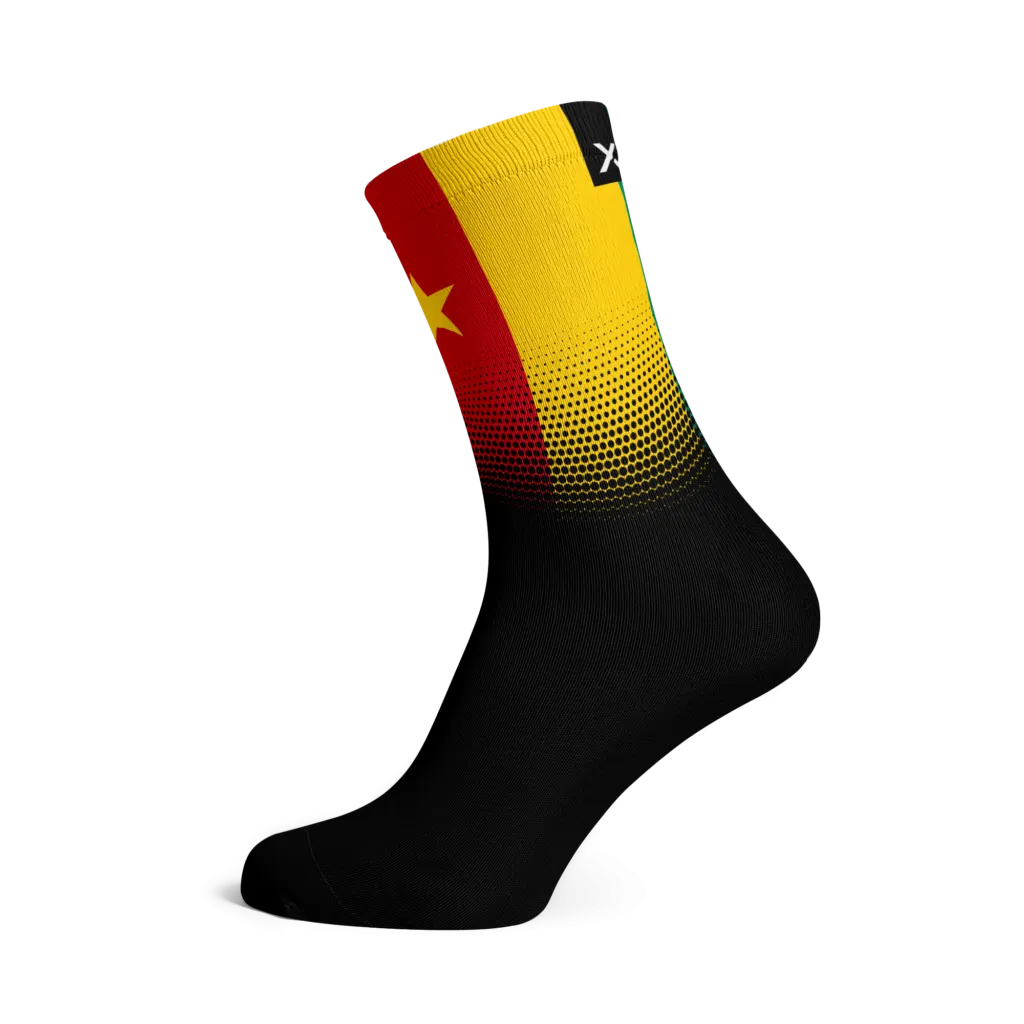Cameroon Flag Socks
